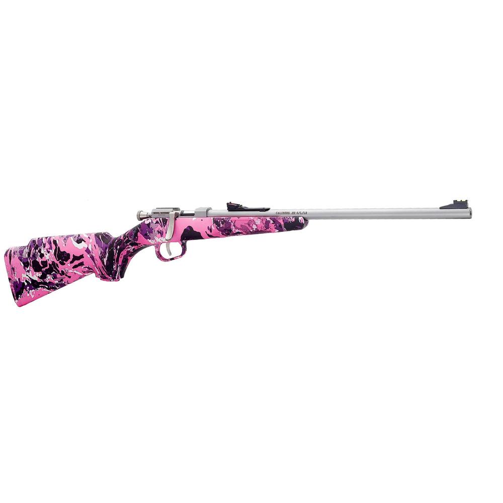 Henry Mini Bolt Compact G2 Rilfe .22 S/L/LR Single Round Capacity 16.25" Barrel Muddy Girl Camo Stock .22 LR