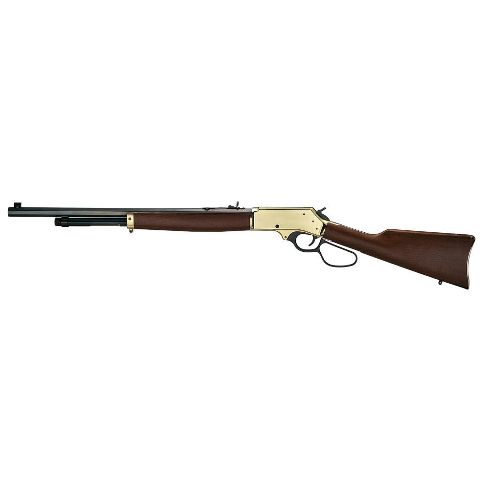 Henry Brass Lever Action Side Gate Rifle .45-70 4rd Magazine 22" Octagon Barrel with Large Loop .45-70 Govt