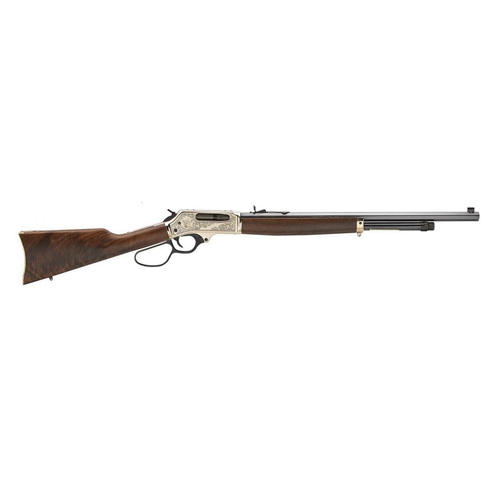 Henry Brass Wildlife Edition Side Gate Rifle .45-70 Govt 4rd Magazine 22" Barrel Walnut Engraved Receiver Large…