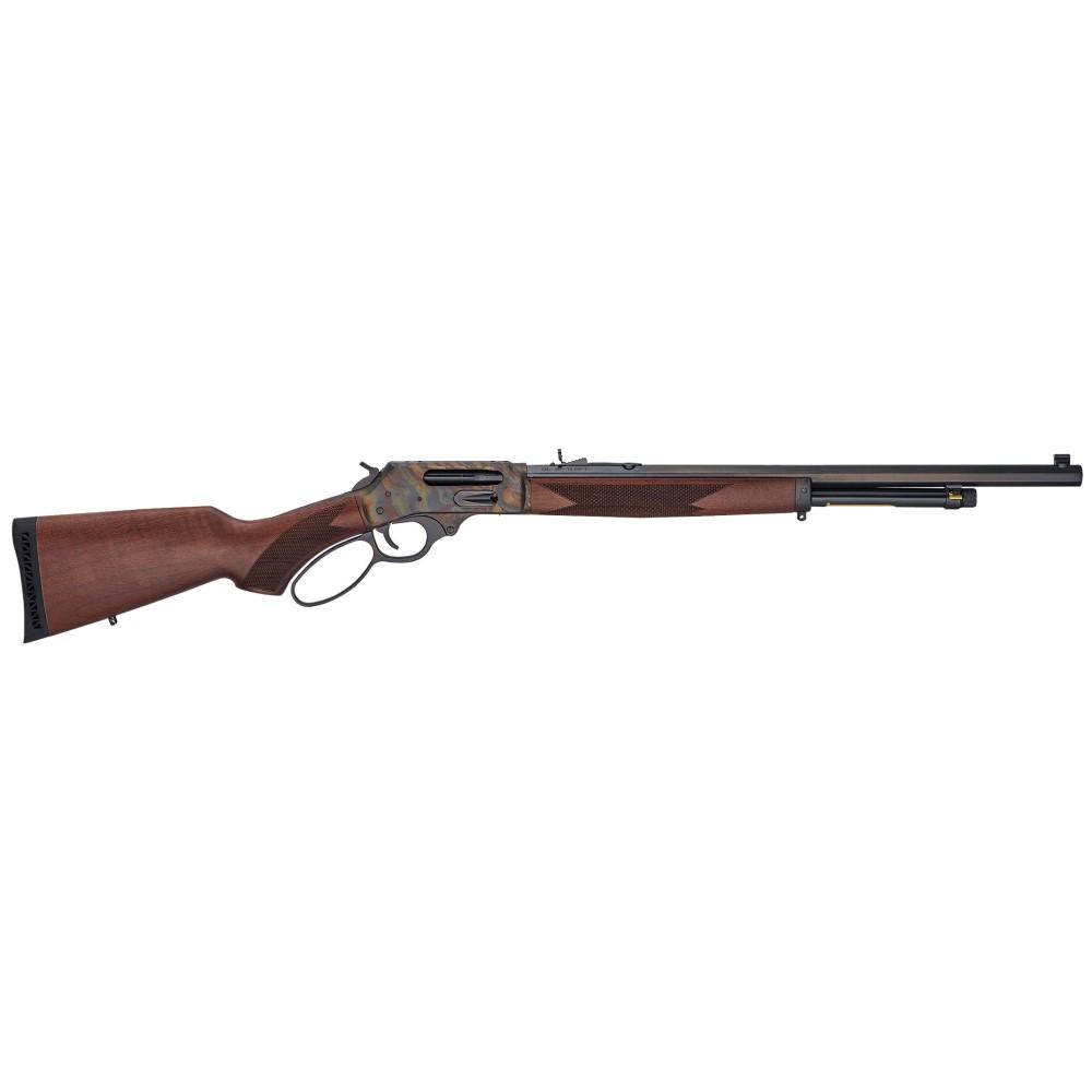 Henry Color Case Hardened Lever Action Side Gate Rifle .45-70 4rd Magazine 22" Barrel Walnut .45-70 Govt