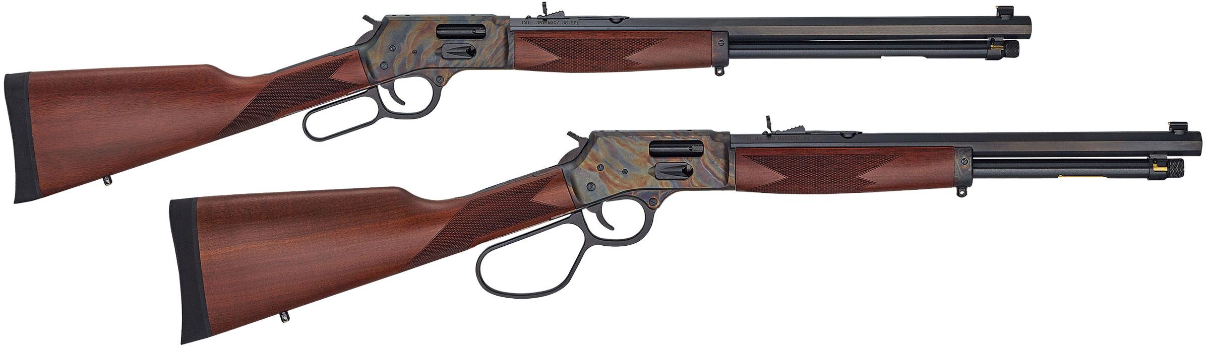 Henry Big Boy Color Case Hardened Carbine Side Gate .44 Mag/.44 Special Rifle 7rd Magazine 16.5" Barrel Large Loop