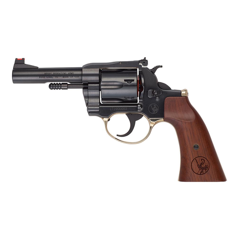 Henry H16 Golden Boy Deadeye Handgun .22 S/L/LR 10rd Capacity 4" Blued Barrel Walnut Gunfighter Grip .22 LR