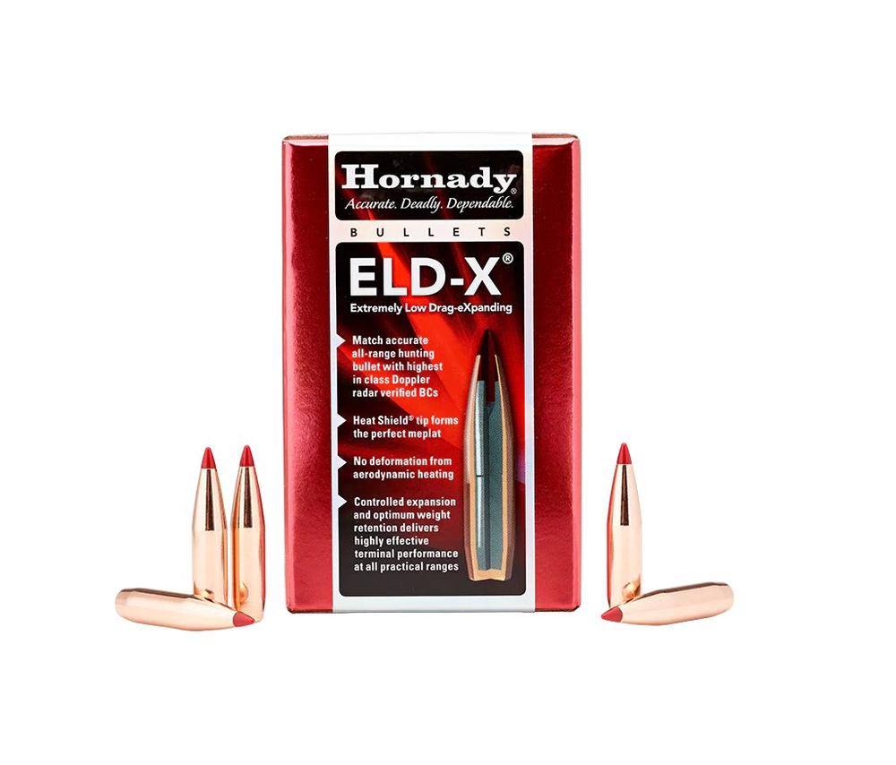Hornady ELD-X� (Extremely Low Drag - eXpanding) Bullets 6mm .243" 90 GR ELD-X 100/ct