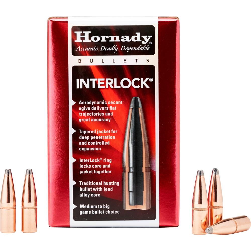 Hornady Interlock Rifle Bullets .35 cal .355" 170 gr SP Interlock (.350 Legend) 100/ct
