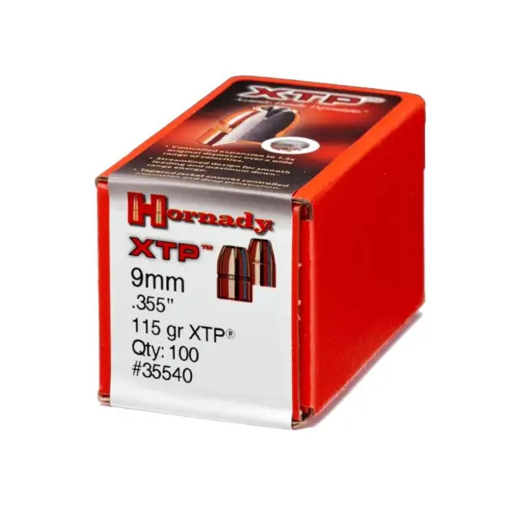 Hornady Handgun Bullets 9mm .355" 115 gr XTPHP 100/ct