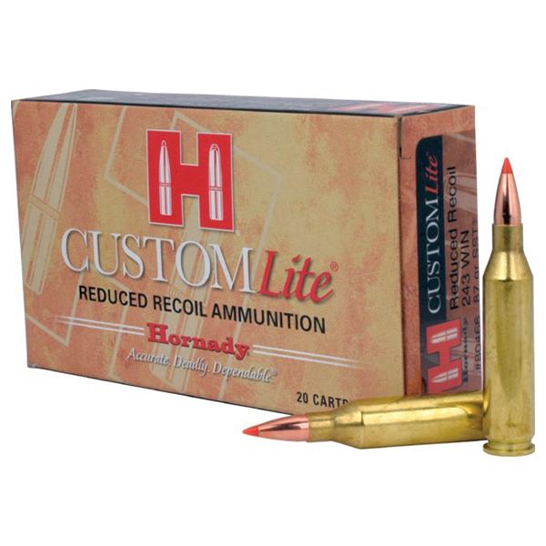 Hornady 243 Win 87gr SST – Proven .243 Winchester Reduced Recoil Hunting Ammo, 2800 fps, 20 Rounds