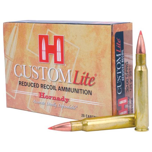 Hornady 30-06 125gr SST – Proven .30-06 Springfield Reduced Recoil Hunting Ammo, 2700 fps, 20 Rounds