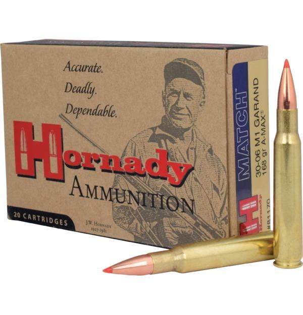 Hornady 30-06 168gr ELD Match M1 Garand – Proven .30-06 Springfield Match Ammo, 2710 fps, 20 Rounds 3 Hornady 30-06 168gr ELD Match M1 Garand – Proven .30-06 Springfield Match Ammo, 2710 fps, 20 Rounds - Image 3