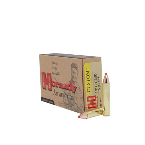 Hornady 350 Legend 165gr FTX – Proven 350 Legend Deer Hunting Ammo, 2200 fps, 20 Rounds