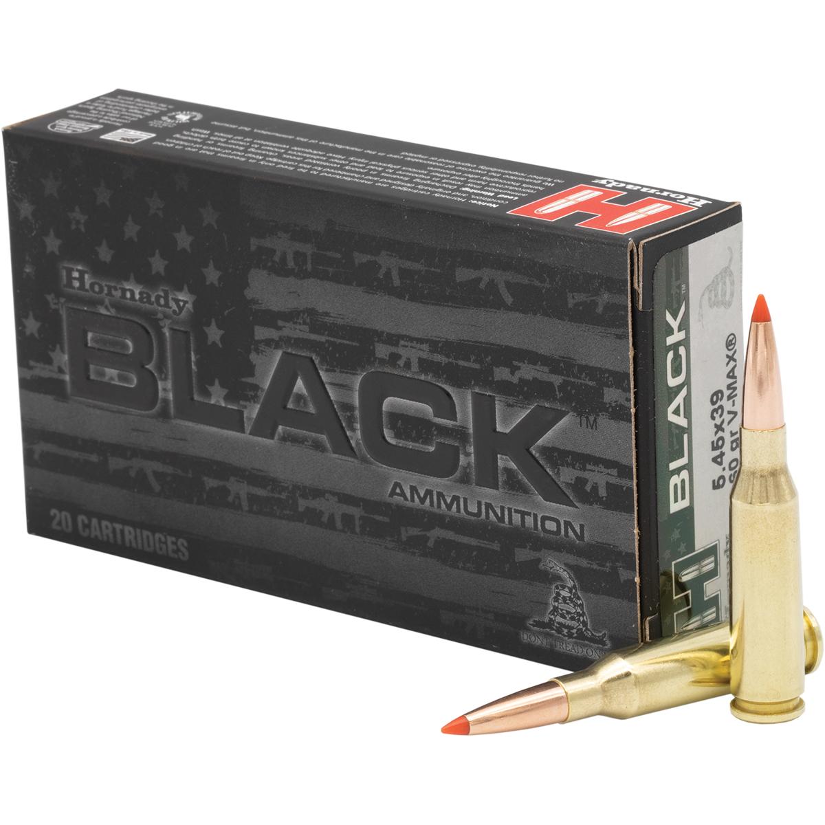 Hornady V-Max Rifle Ammunition 5.45X39 60 Gr. PT 2810 FPS 20/Ct