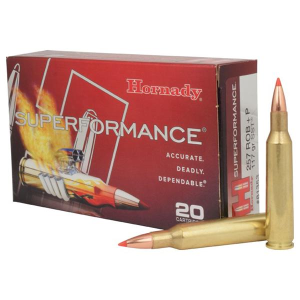 Hornady 257 Roberts 117gr SST Superformance – Proven .257 Roberts +P Hunting Ammo, 2946 fps, 20 Rounds