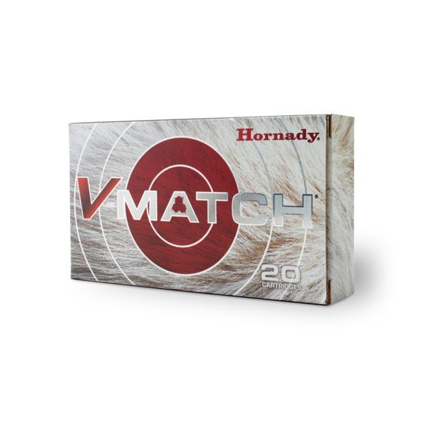 Hornady V-Match ELD-VT Rifle Ammunition 25 Creedmoor 95gr PT 3250 fps 20/ct