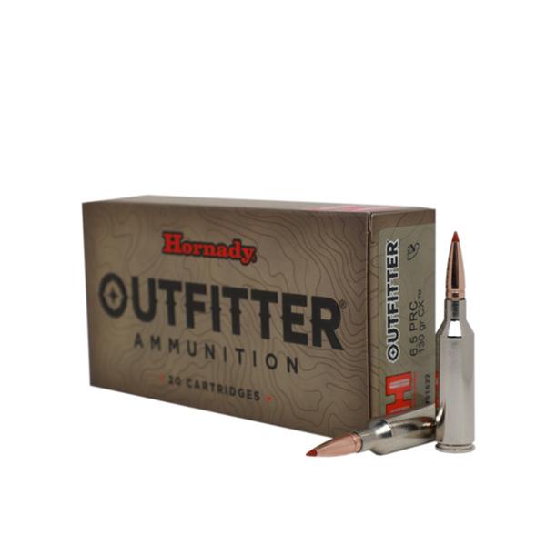 Hornady 6.5 PRC 130gr CX Outfitter – Proven 6.5 PRC Hunting Ammo, 2975 fps, 20 Rounds