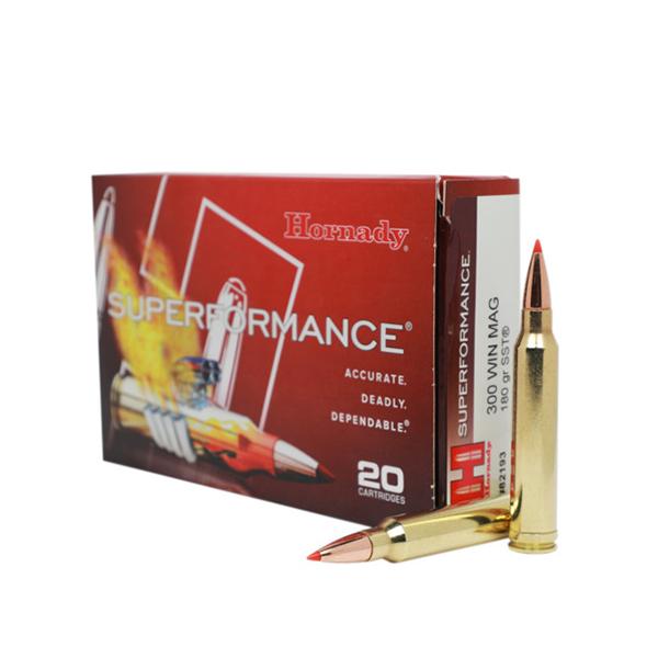 Hornady 300 Win Mag 180gr SST Superformance – Proven .300 Winchester Magnum Hunting Ammo, 3130 fps, 20 Rounds