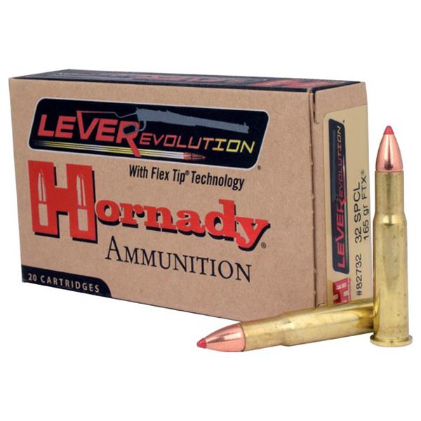 Hornady 32 Win Special 165gr FTX – Proven .32 Winchester Special Lever Action Hunting Ammo, 2410 fps, 20 Rounds