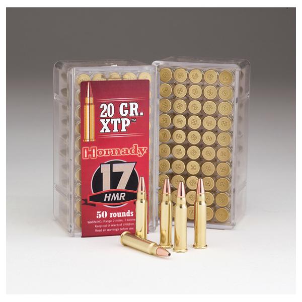 Hornady 17 HMR 20gr XTP – Proven 17 HMR Rimfire Varmint Ammo, 2375 fps, 50 Rounds