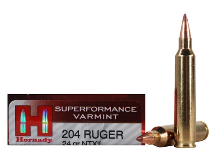 Hornady 204 Ruger 24gr NTX – Proven .204 Ruger Varmint Ammo, 4400 fps, 20 Rounds 4 Hornady 204 Ruger 24gr NTX – Proven .204 Ruger Varmint Ammo, 4400 fps, 20 Rounds - Image 4