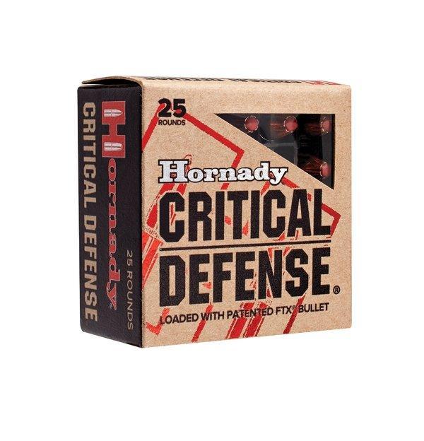 Hornady Critical Defense Handgun Ammo .38 Spl 110 gr FTX 1010 fps 25/ct .38 Special