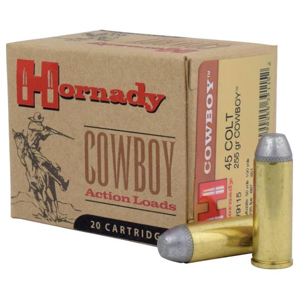 Hornady 45 Colt 255gr Cowboy – Proven .45 Colt Cowboy Action Ammo, 725 fps, 20 Rounds 4 Hornady 45 Colt 255gr Cowboy ammunition
