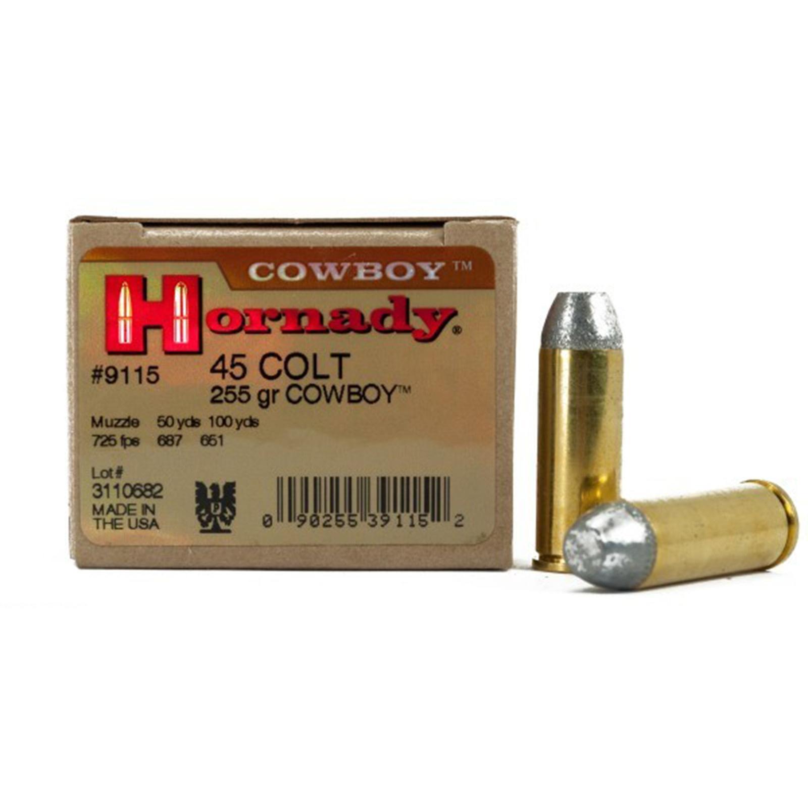 Hornady 45 Colt 255gr Cowboy – Proven .45 Colt Cowboy Action Ammo, 725 fps, 20 Rounds 3 Hornady 45 Colt 255gr Cowboy – Proven .45 Colt Cowboy Action Ammo, 725 fps, 20 Rounds - Image 3