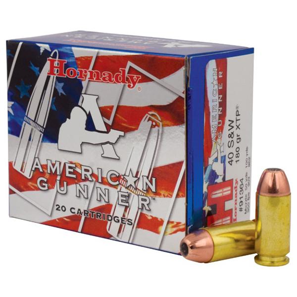 Hornady 40 S&W 180gr XTP – Proven .40 S&W Defense Ammo, 950 fps, 20 Rounds