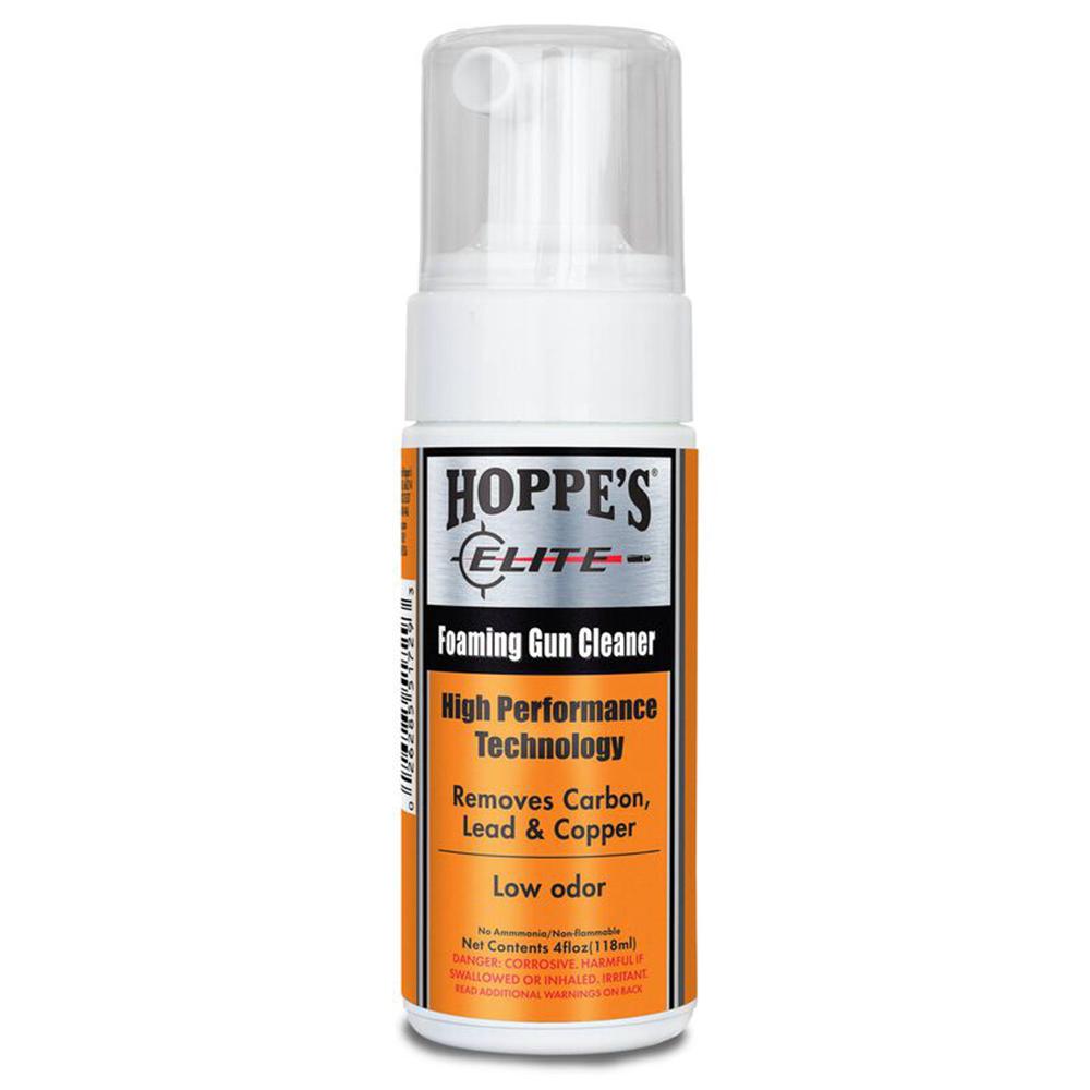 Hoppe's Elite Foam Gun Cleaner 4oz - Low Odor, Non-Flammable, Deep-Cleaning Solution - Hoppe's