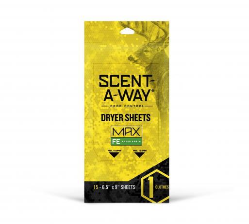 Hunters Specialties Scent-A-Way Dryer Sheets Fresh Earth 15/ct