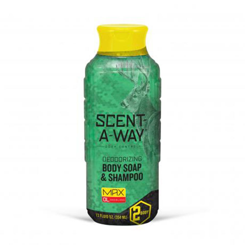 Hunters Specialties Scent-A-Way MAX Liquid Body Soap & Shampoo 12 oz Bottle