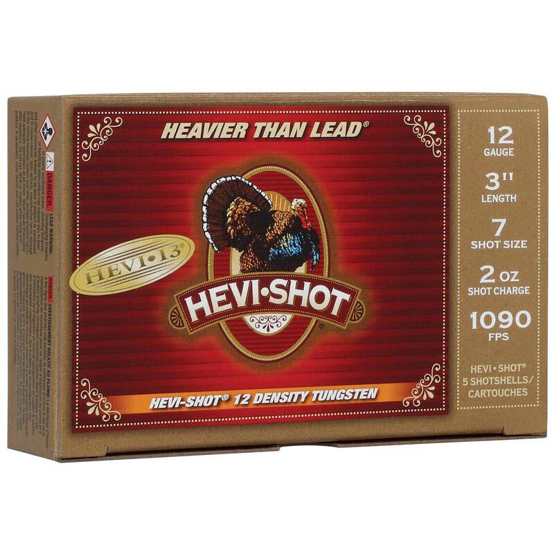 HEVI-Shot HEVI-13 Turkey Shotshells 12ga 3 2oz 1090 fps #7 5/ct