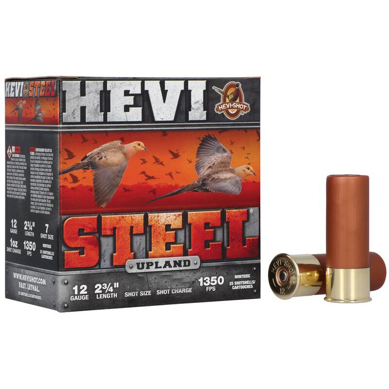 HEVI-Shot Hevi-Steel Upland Shotshells 12ga 2-3/4 1-1/8oz #5 25/ct
