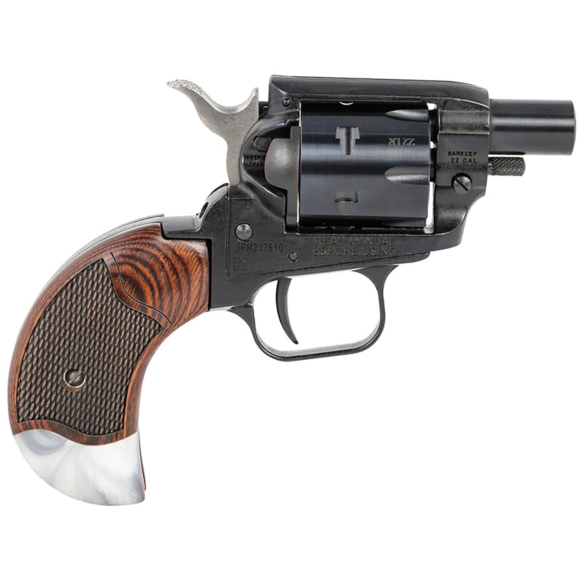 Heritage Barkeep Boot Revolver Handgun 22 LR 6/rd 1.68 Barrel Black with-img-0