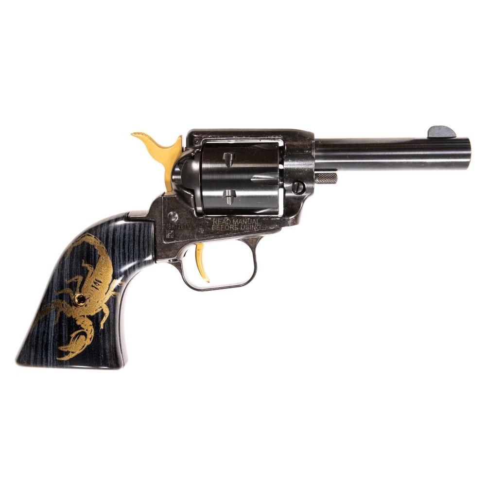 Heritage Barkeep Handgun .22 LR 6rd Capacity 3" Barrel Black with Gold Sco-img-1