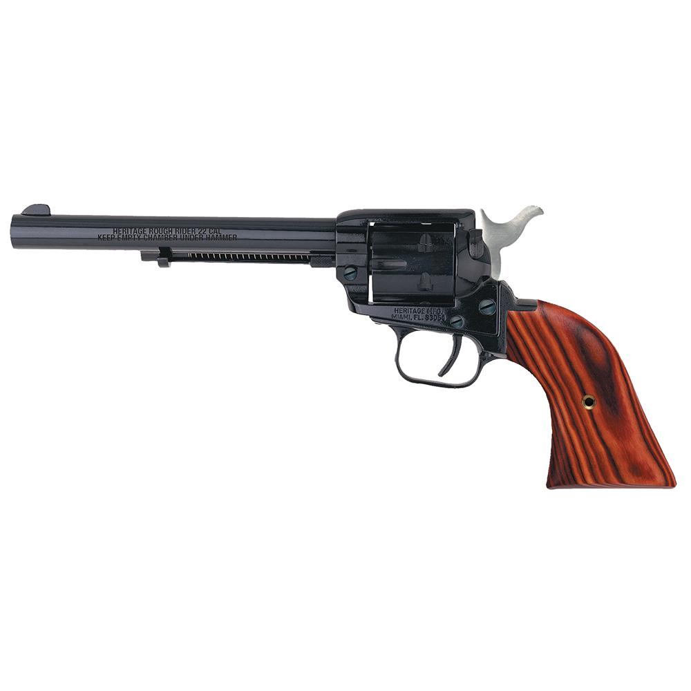 Heritage Rough Rider Handgun .22 LR 6.5" Barrel Black with Wood Grip