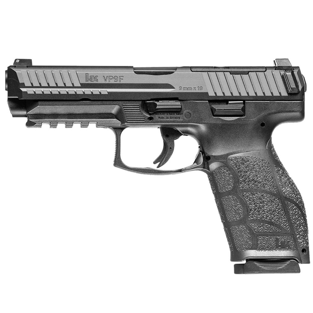 Heckler & Koch H&K VP9A1 F Handgun 9mm Luger 10rd Magazines (2) 4.53" Barrel Black Optic Ready