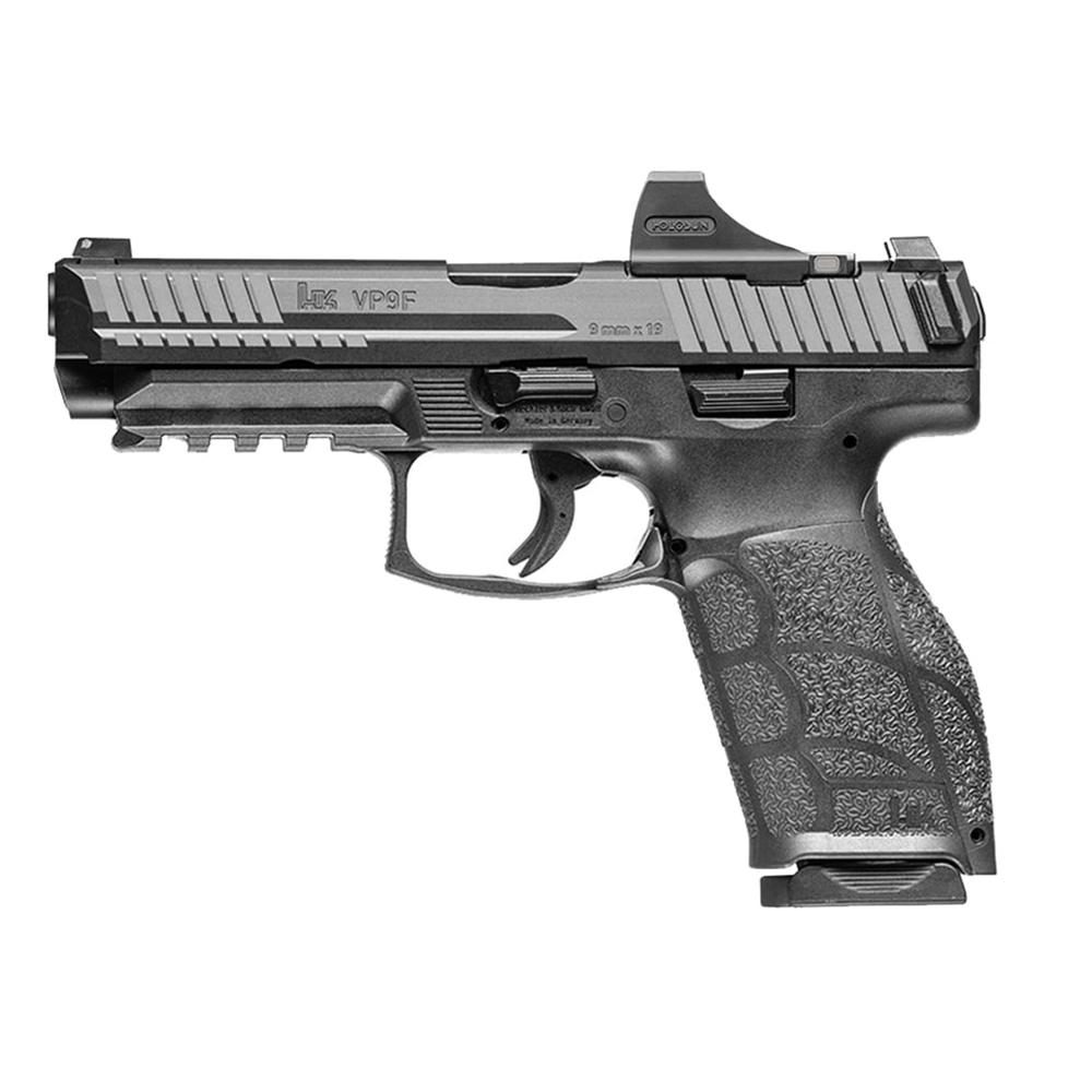 Heckler & Koch H&K VP9A1 F OE HOLOSUN SCS Handgun 9mm Luger 10rd Magazines (2) 4.53" Barrel Black
