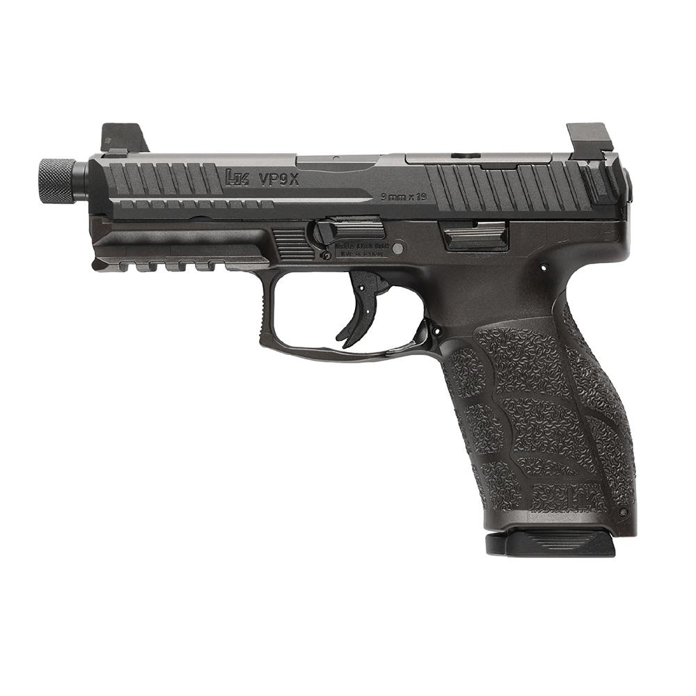 Heckler & Koch H&K VP9A1 X Tactical OR Handgun 9mm Luger 17rd (1) & 20rd (1) Magazines 4.7" Threaded Barrel Black