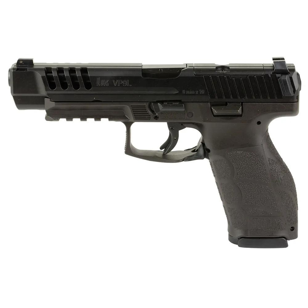 Heckler & Koch H&K VP9A1 L Optic Ready Handgun 9mm Luger 15rd Magazines(2) 5" Barrel Black