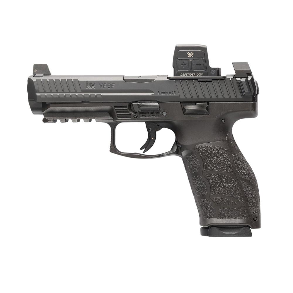 Heckler & Koch H&K VP9A1 F Optic Equipped (Vortex) Handgun 9mm Luger 15rd Magazines(2) 4.5" Barrel Black