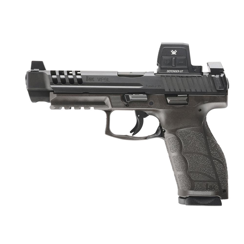 Heckler & Koch H&K VP9A1 L Optic Ready Handgun 9mm Luger 20rd Magazines(2) 5" Barrel Black Vortex Defender