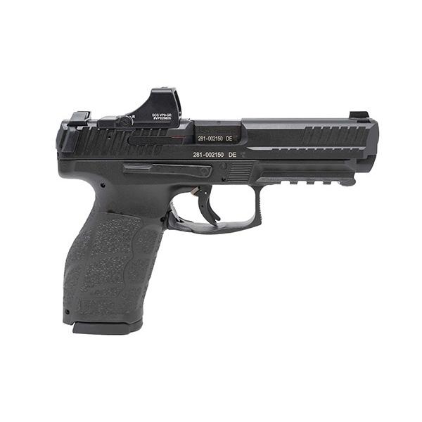 Heckler & Koch H&K VP9A1 F Handgun 9mm Luger 10rd Magazines (2) 4.53" Barrel Black Holosun SCS - CA Compliant