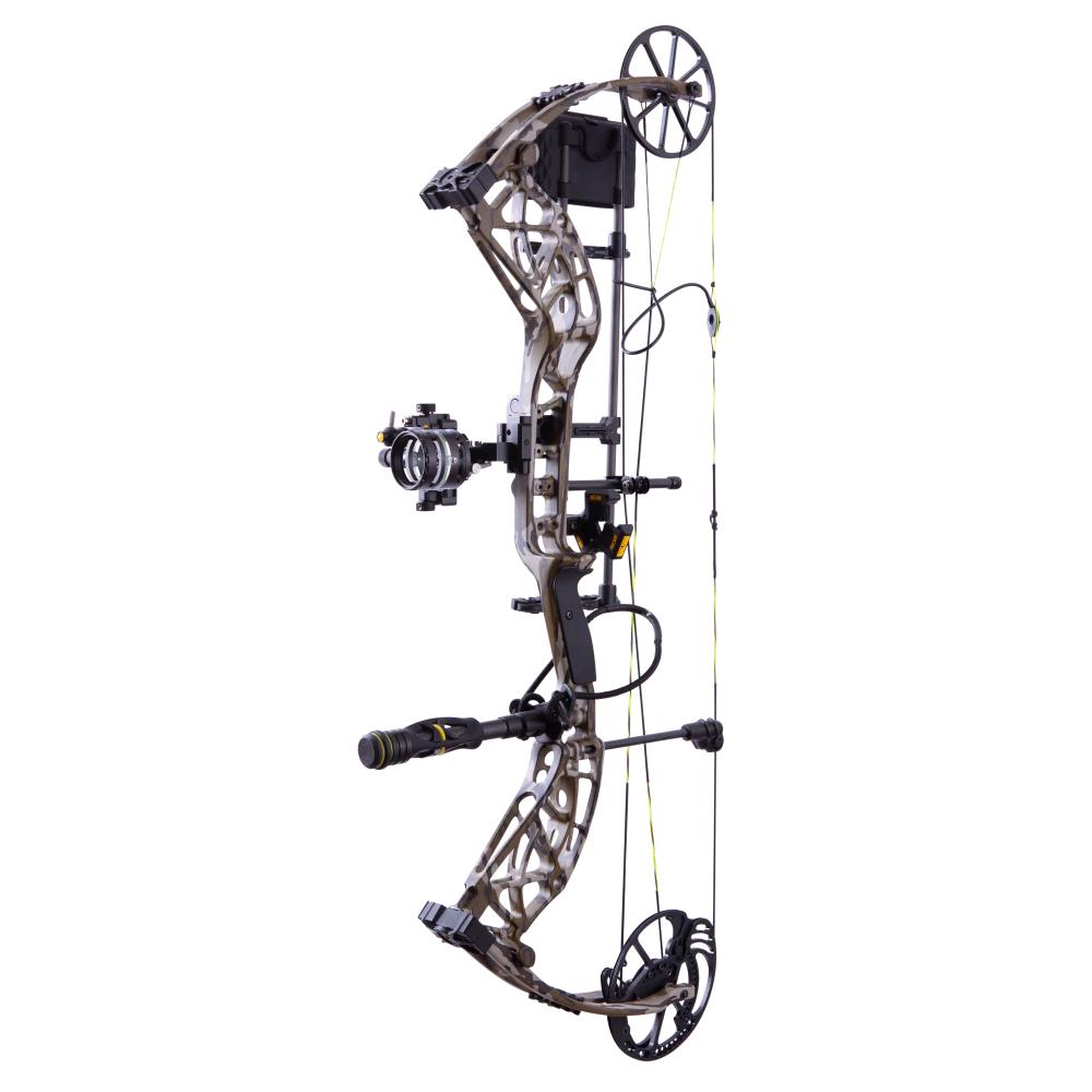 Bear AV57A120B7R Adapt 2+ RTH Bow, 55-70 lbs, 320 FPS, Bottomland Finish