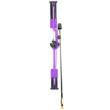 Bear Youth Bow Brave RH Purple