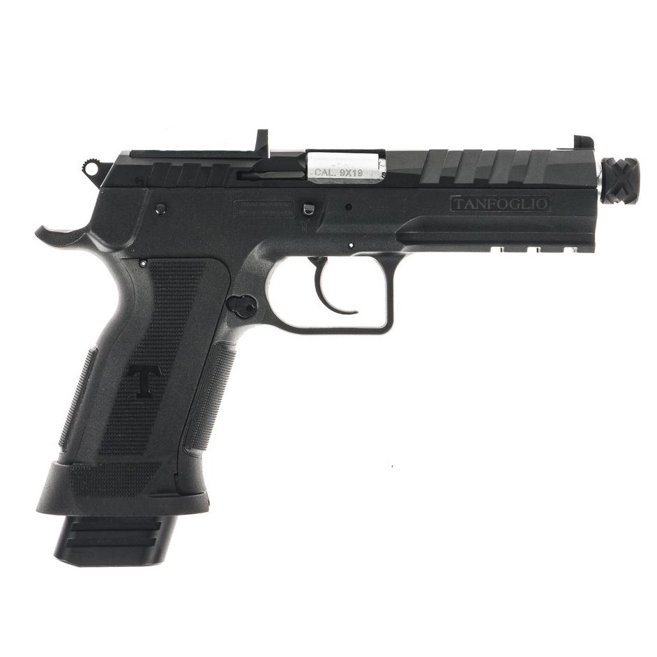 Italian Firearms Group IFG Tanfoglio Force Duty Tactical Handgun 9mm Luger 20rd Magazine(1) 4.9" Threaded Barrel…