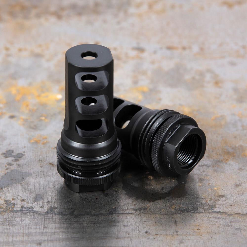 SilencerCo ASR Muzzle Brake 5/8x32 .458 Cal .46 Caliber Suppressors Accessory