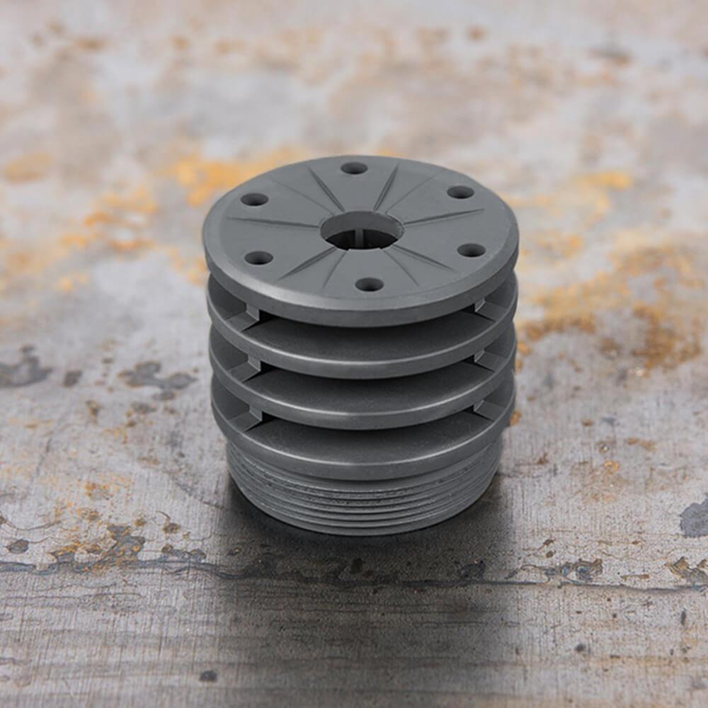 Silencerco Anchor Brake .46 Caliber Recoil Reduction Grey - SILENCERCO - .458 Win Mag