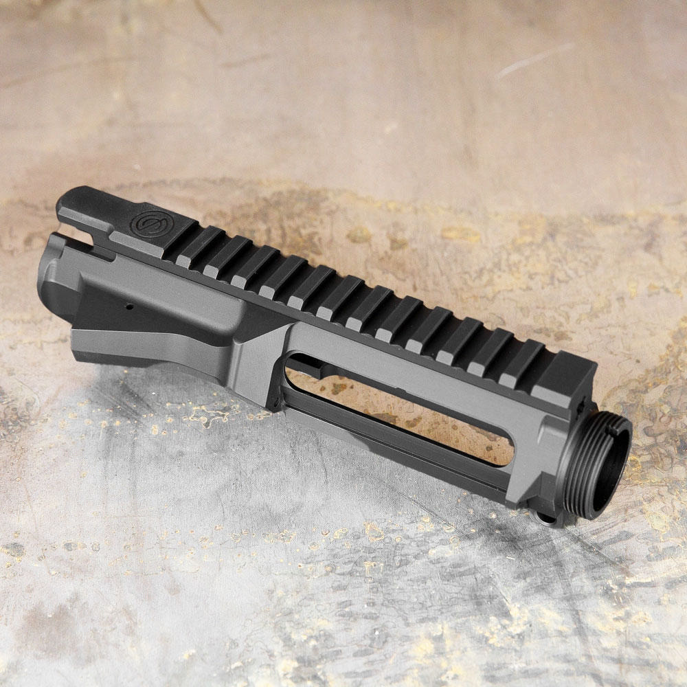 SilencerCo AC5065 SCO15 Stripped Upper Receiver Black Anodized Aluminum