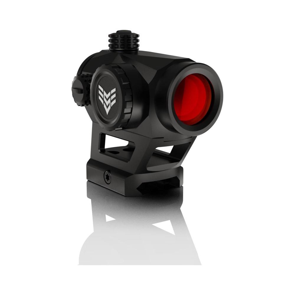 10 Ring Swampfox Liberator II Mini Red Dot Sight Illum Black