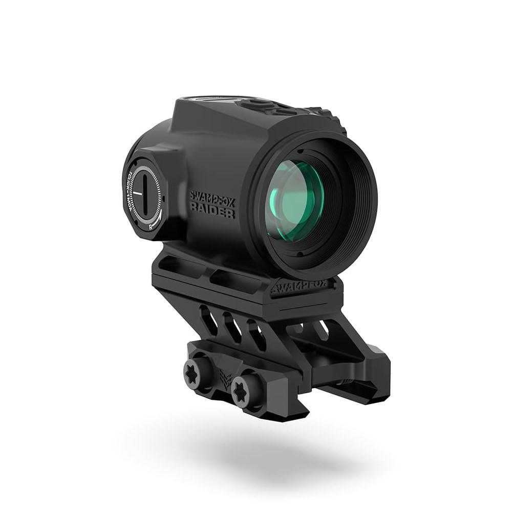 10 Ring Swampfox Raider 1x20 Micro Prism Red BRC Reticle Black