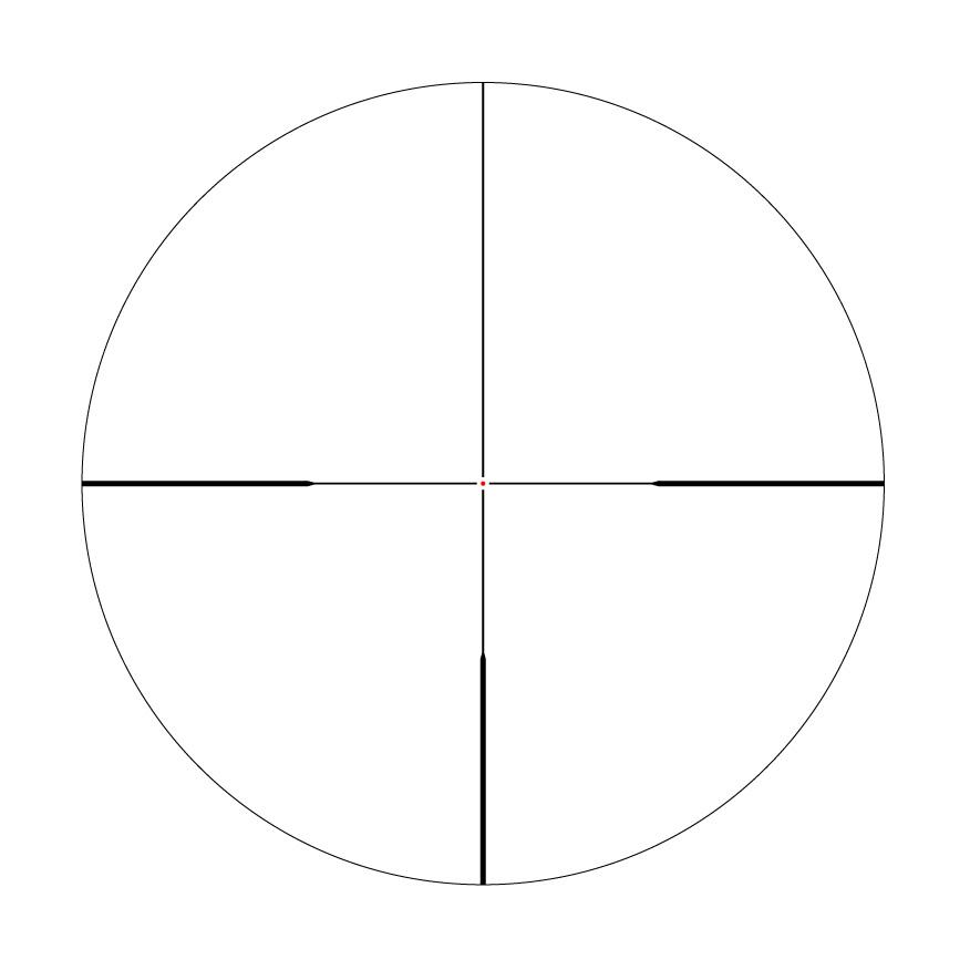 Riton 1 Primal Rifle Scope 4-12x50 1" SFP RDH Reticle Illum Black
