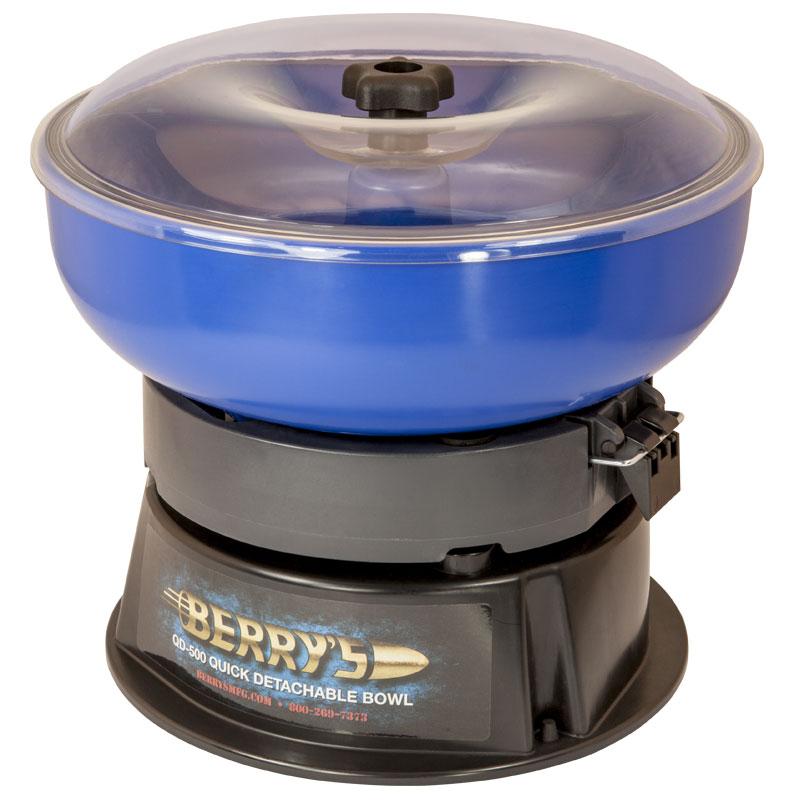 Berry's QD-500 Vibratory Tumbler 00356 with Detachable Bowl, USA Made